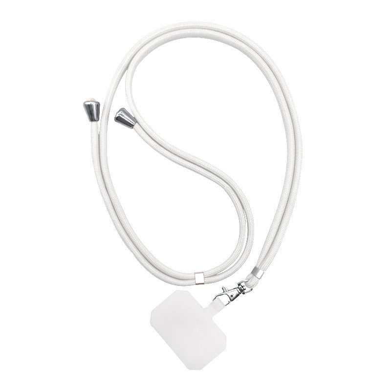 "Grön crossbody telefonband av nylon med metallspänne; justerbart för olika bärsätt, passar alla mobiler i damaccessoarer."