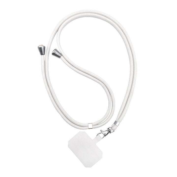 "Grön crossbody telefonband av nylon med metallspänne; justerbart för olika bärsätt, passar alla mobiler i damaccessoarer."
