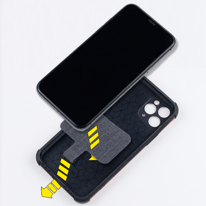 "Grön crossbody telefonband av nylon med metallspänne; justerbart för olika bärsätt, passar alla mobiler i damaccessoarer."