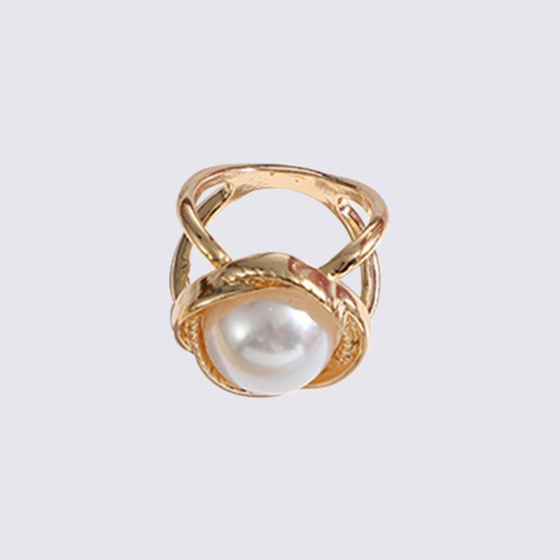 "Gyllene silkespänne med strass och pärlor, elegant accessoar för kvinnor, lyxig legering, sofistikerad stil."