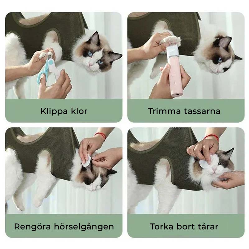 Bekväm hundhängmatta för klovård. Gör hygienrutiner enkla för din hund.