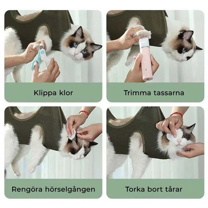 Bekväm hundhängmatta för klovård. Gör hygienrutiner enkla för din hund.