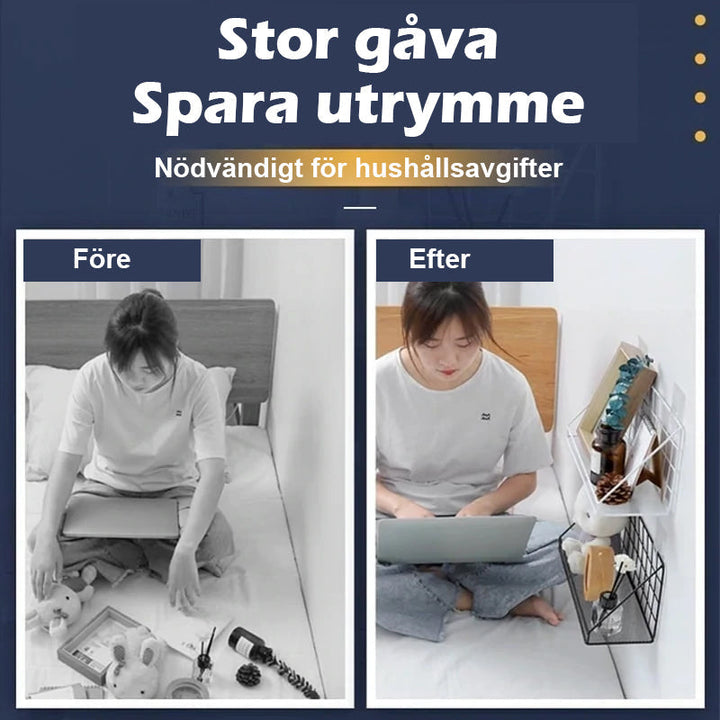 "Hålfri väggkrok, genomskinlig PC plast, tidlös design, enkel upphängning utan borrning, idealisk för kök och badrum."