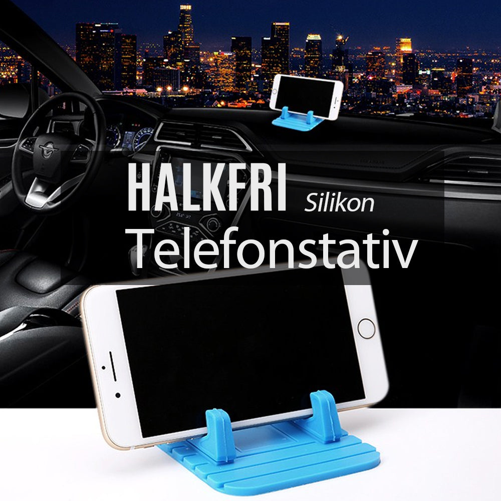 "Halkfritt silikon mobilstativ i flera färger, ergonomisk design, för maximal stabilitet och säker användning."