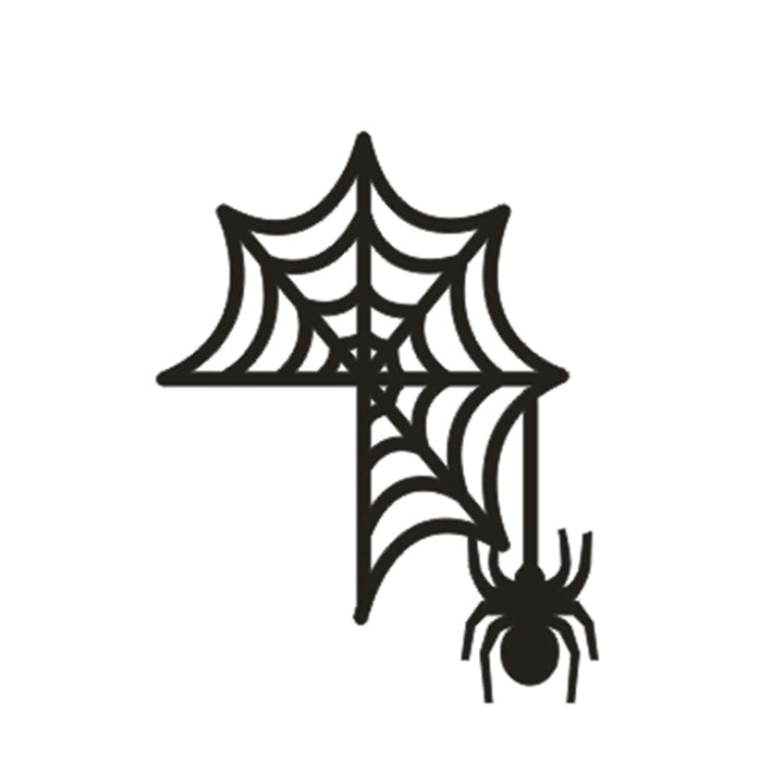 "Halloween dörrkarmdekoration av trä med häxa och spindelnät, perfekt för festlig och skrämmande heminredning."