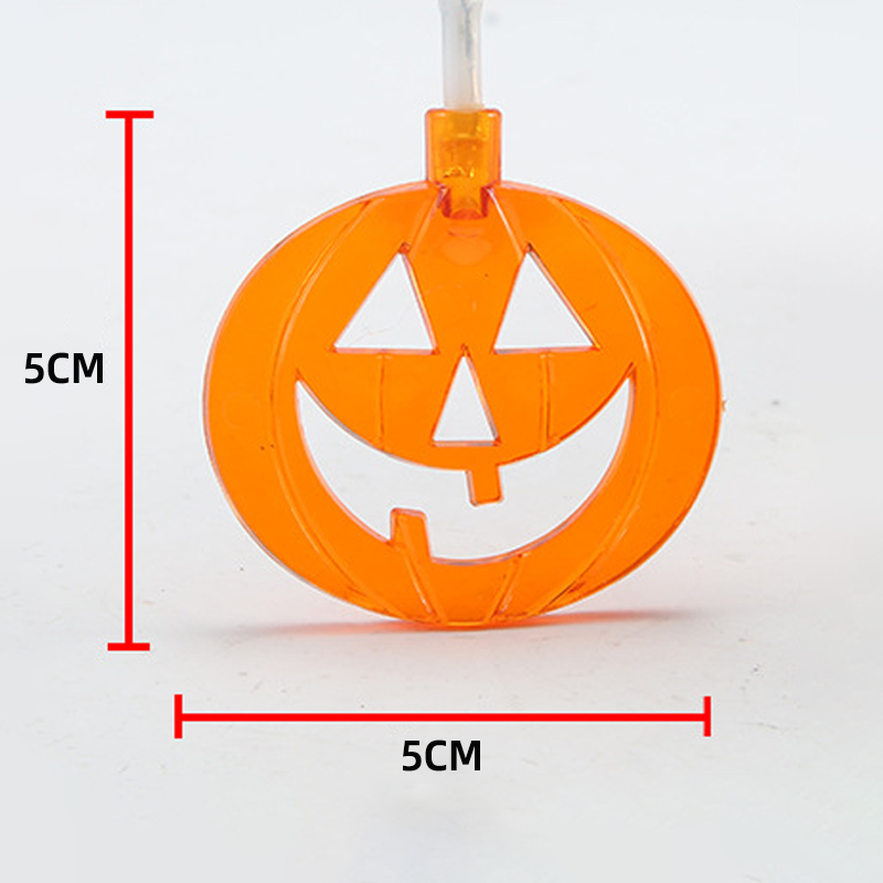 "Halloween pumpa stränglampor för stämningsfull utomhus- och inomhusbelysning, formbara, IP44 vattentät, 2 ljuslägen."
