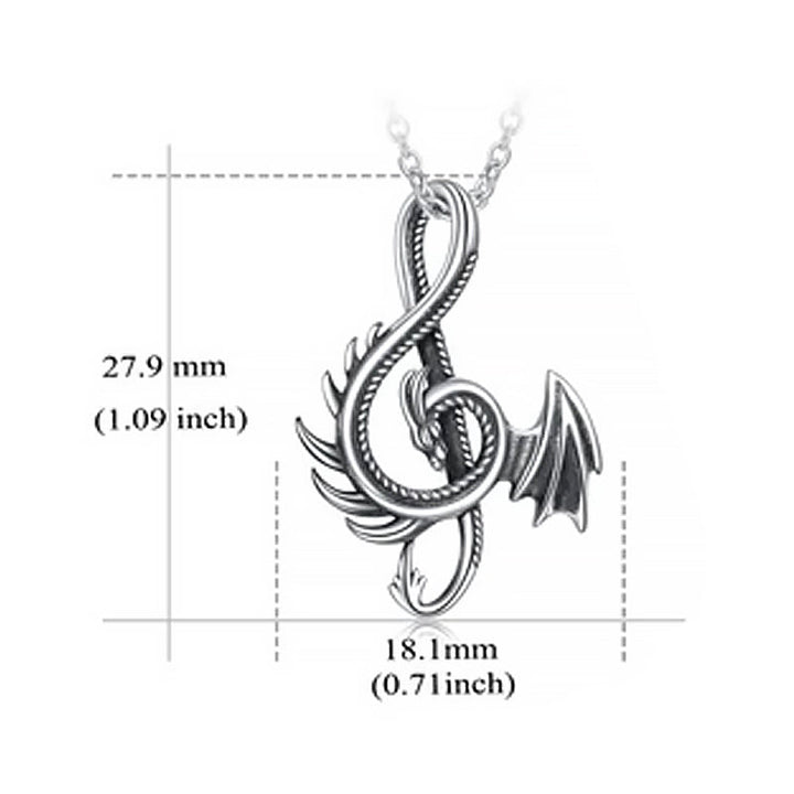"Halsband med drakdesign i legering, detaljerad och elegant för både vardag och fest, symboliserar styrka och visdom."