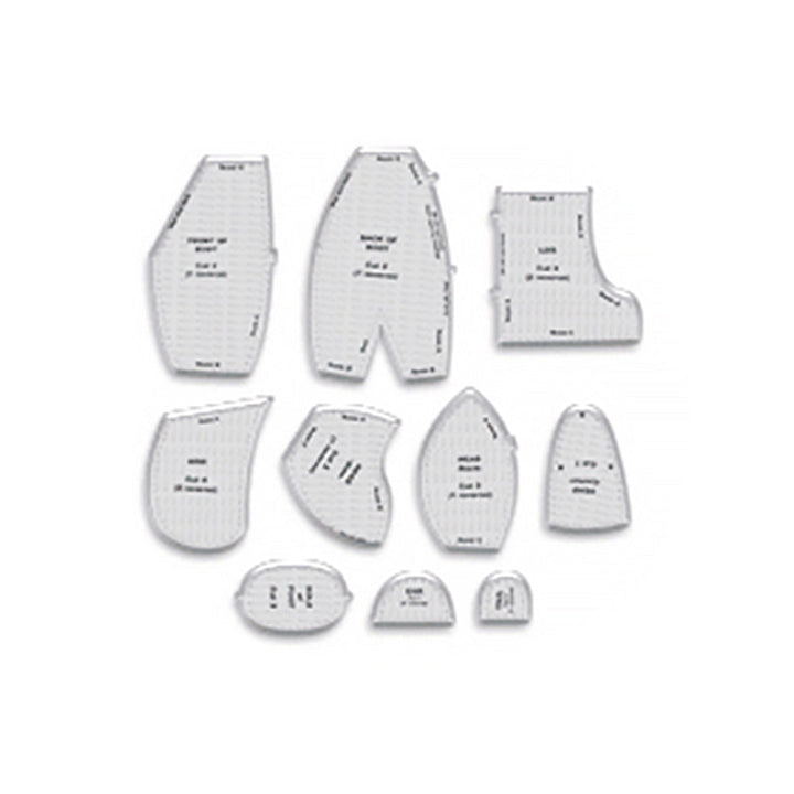 "Handgjord minnesbjörn mall av akryl, perfekt för personlig dekoration. Finns i olika storlekar och färger som visad."