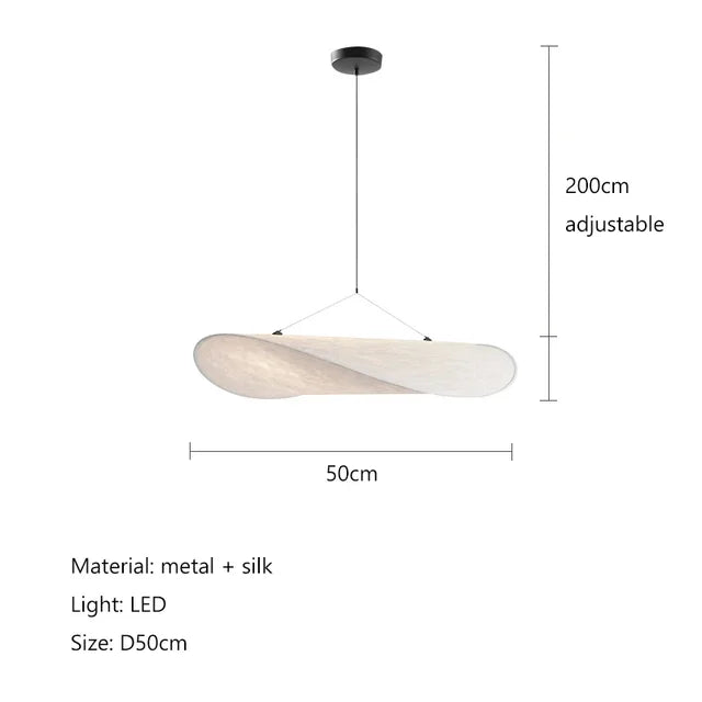 Lyxig designlampa SilkWave, ett handgjort konstverk för hemmet. Unik belysning som skapar atmosfär.