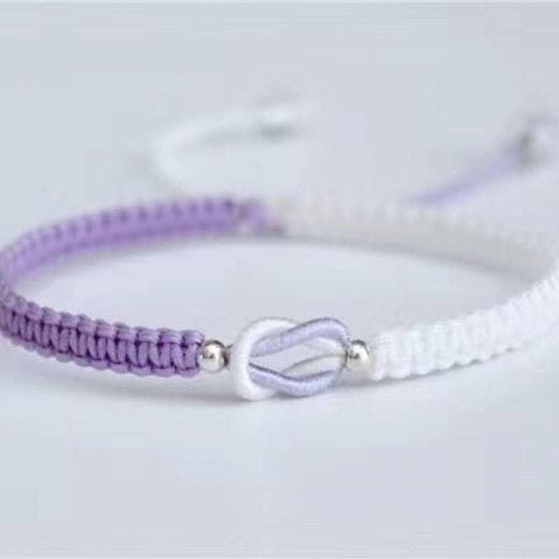 "Handgjort flätat armband för kvinnor, justerbart i flera färger, elegant och tidlös design för dagligt bruk."