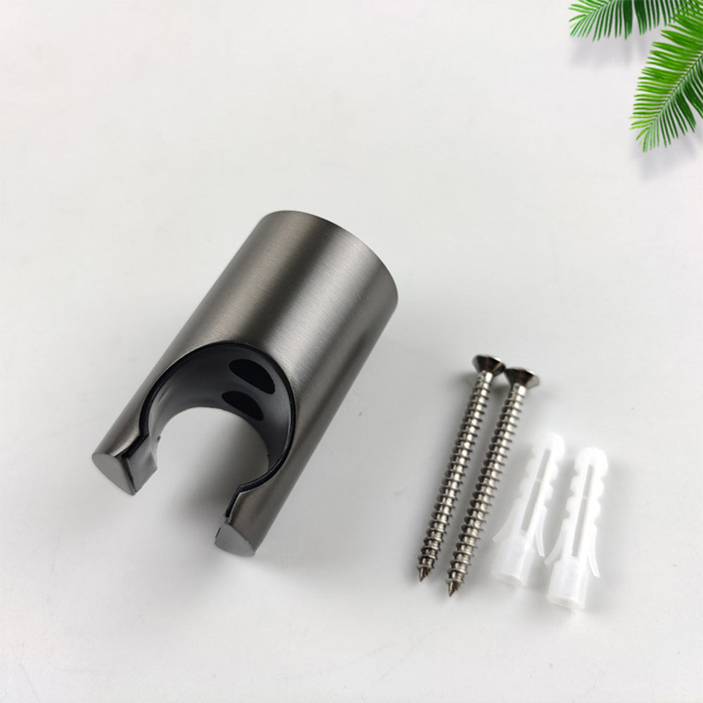 Modern gunmetal bidetspruta i rostfritt stål. Perfekt för effektiv toalettrengöring.