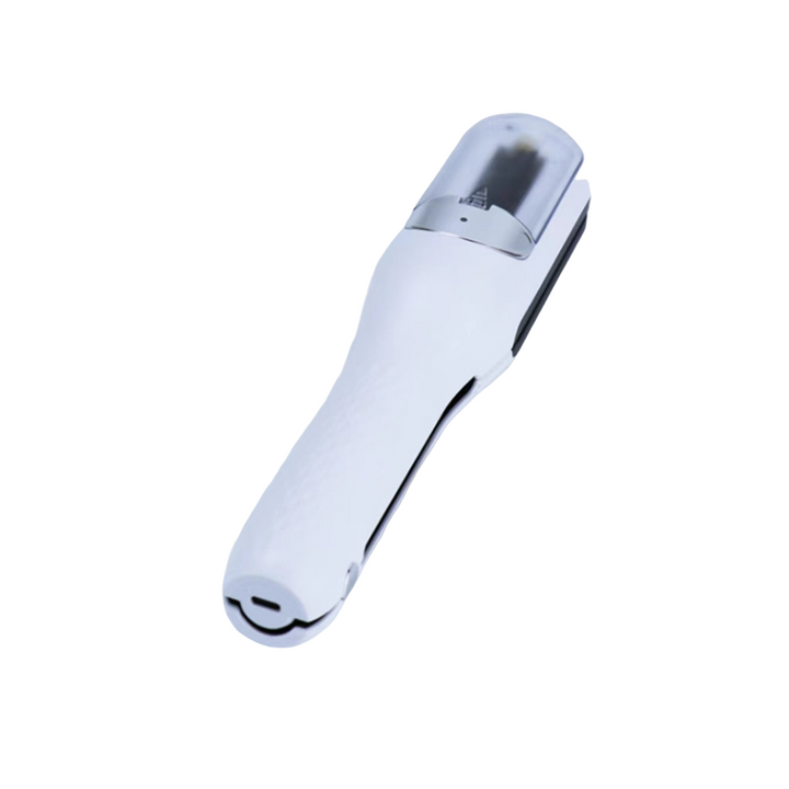 "Hårändklippare locktång i rosa, röd, silver, svart, vit för friska hårändar, ergonomisk och USB-laddningsbar design."