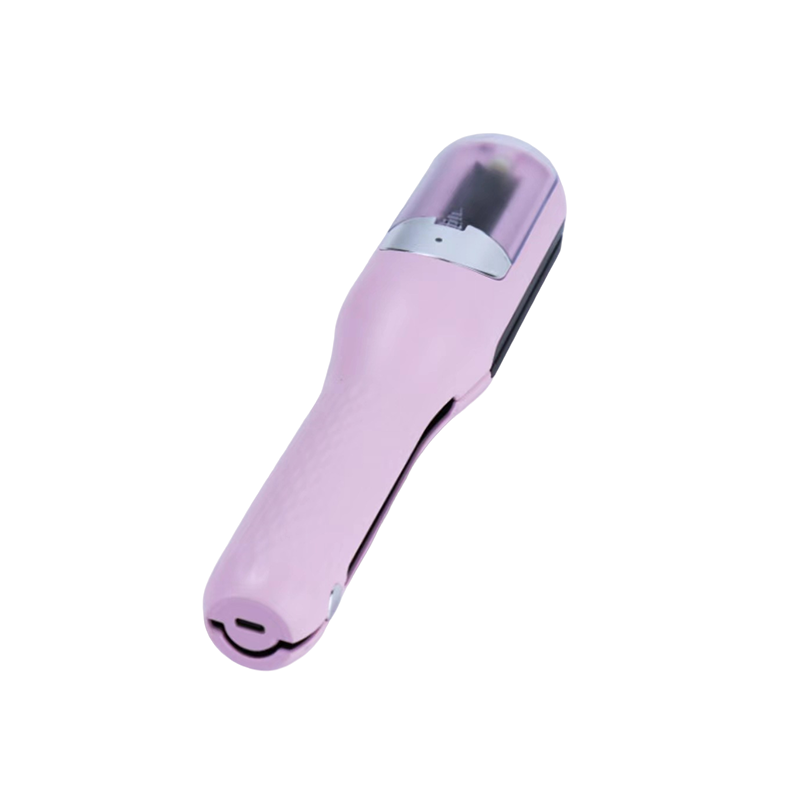 "Hårändklippare locktång i rosa, röd, silver, svart, vit för friska hårändar, ergonomisk och USB-laddningsbar design."