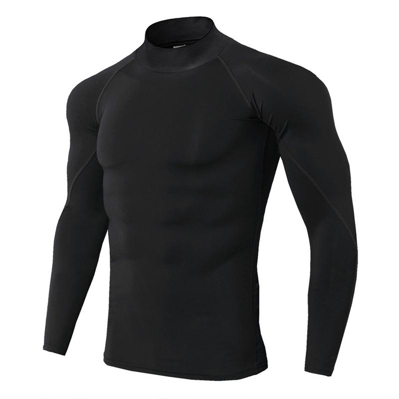 Herr andningsbar stretchig sportskjorta med moderna ränder, perfekt för träning; lätt, snabbtorkande och bekväm.