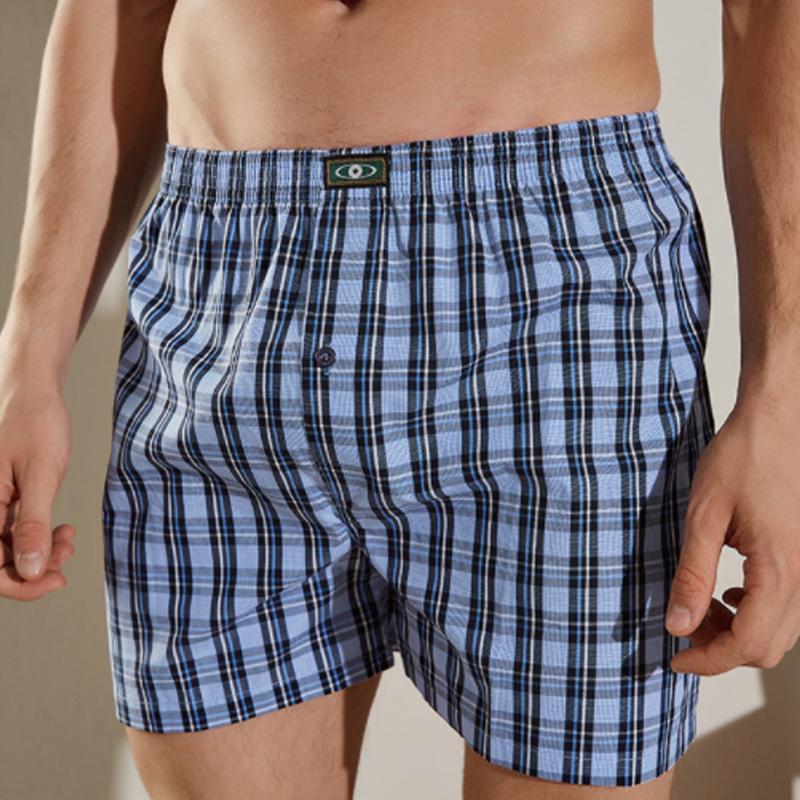 "Herr boxershorts i blå nyans, tillverkade av 100 % premium bomull, fukttransporterande och bekväma för daglig användning."