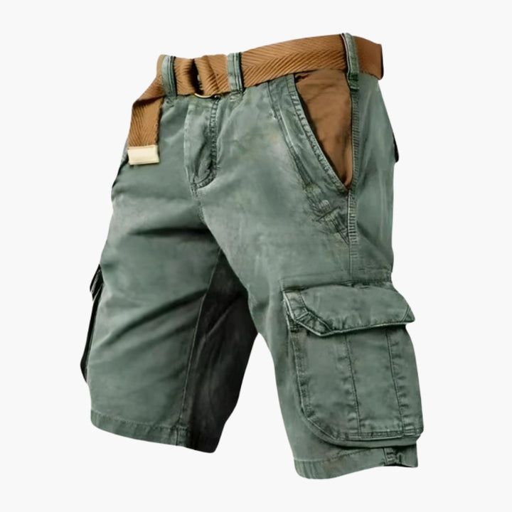 Herr cargoshorts med rak passform, perfekta som sommarshorts & för fritid. Mångsidiga & bekväma.