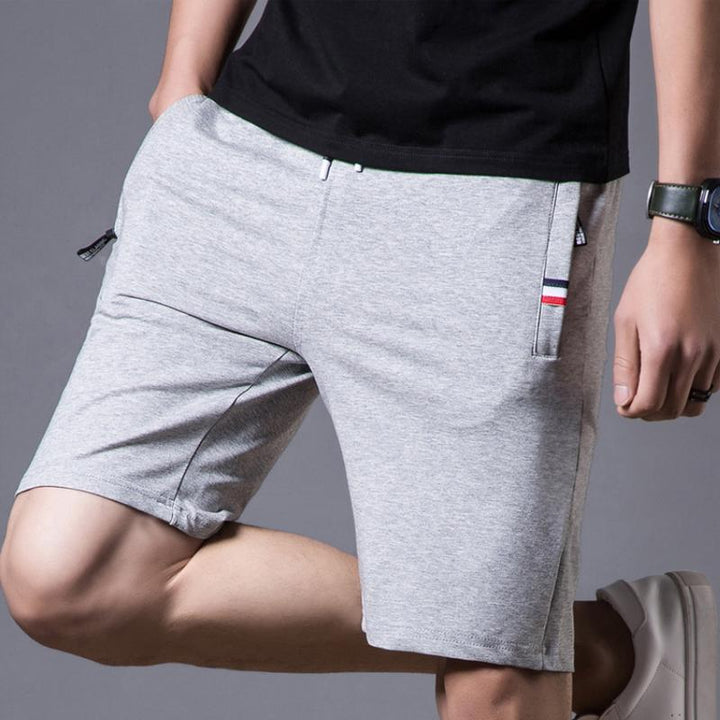 "Herr Casual Bomullsshort, mjukt och andningsbart tyg, bra elasticitet, sex färger, justerbar midja, för sommarstil."