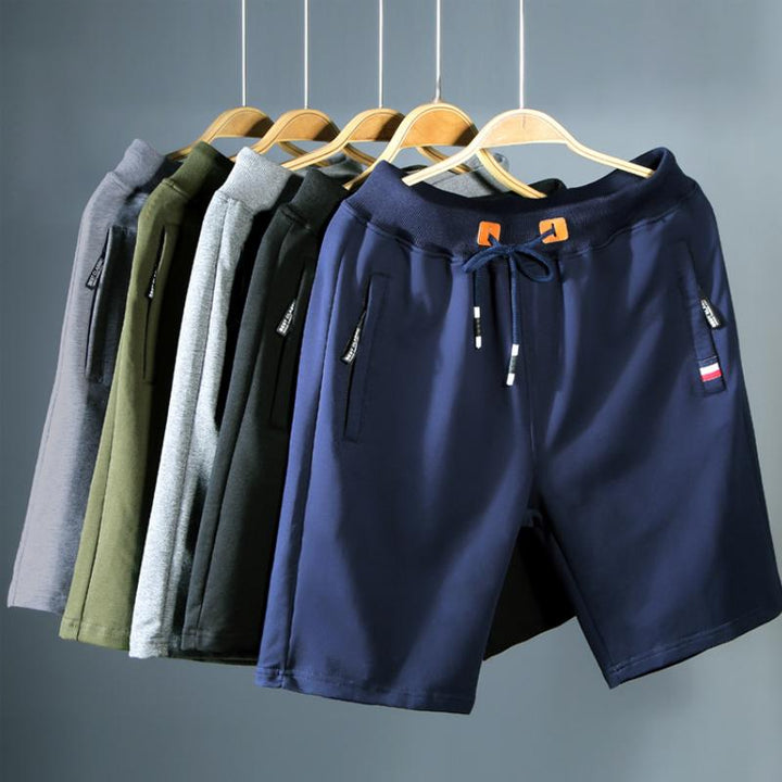 "Herr Casual Bomullsshort, mjukt och andningsbart tyg, bra elasticitet, sex färger, justerbar midja, för sommarstil."