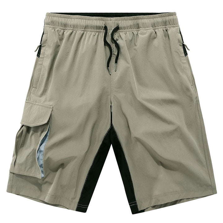 "Herr cykelshorts i lätt lycra med dragsko, elastisk midja, svettabsorberande, idealisk för sommarträning och cykling."