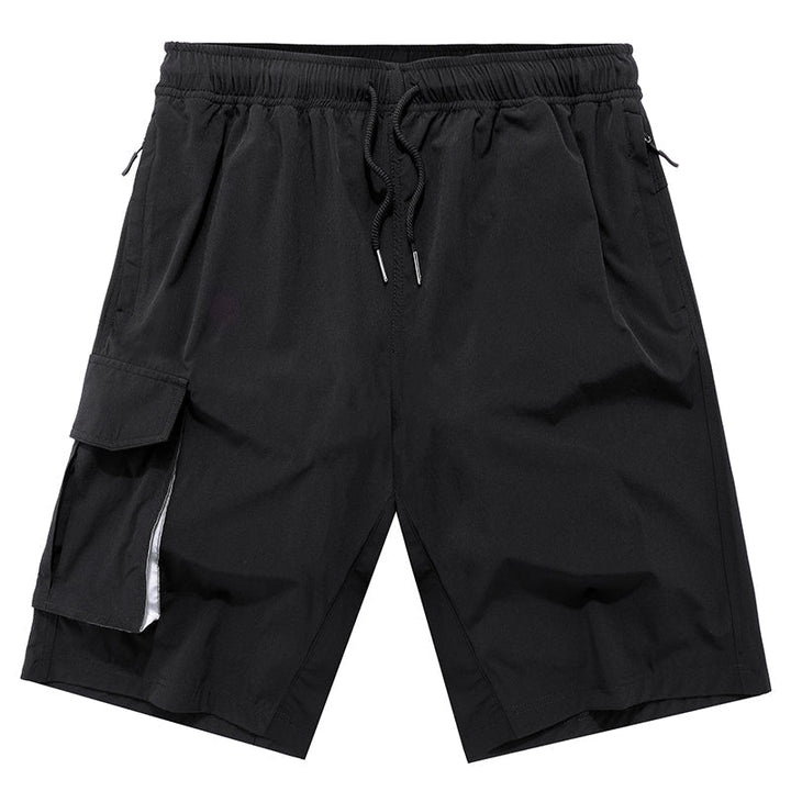 "Herr cykelshorts i lätt lycra med dragsko, elastisk midja, svettabsorberande, idealisk för sommarträning och cykling."