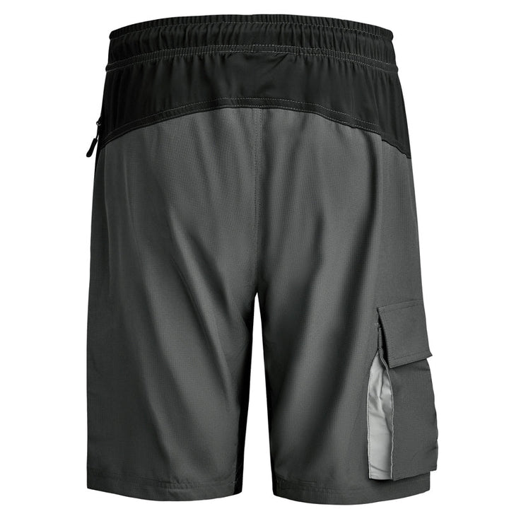 "Herr cykelshorts i lätt lycra med dragsko, elastisk midja, svettabsorberande, idealisk för sommarträning och cykling."