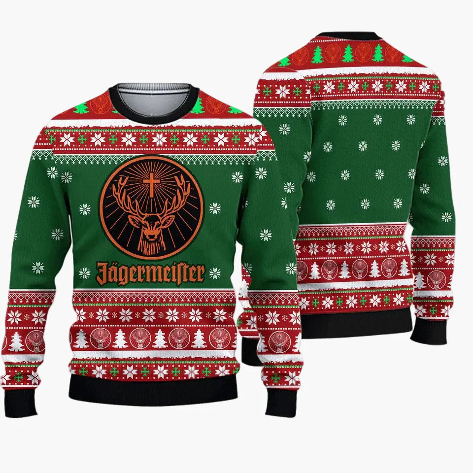 Rolig ful jultröja för herr och dam. Festlig unisex tröja, idealisk för julfest och humoristiska högtider.