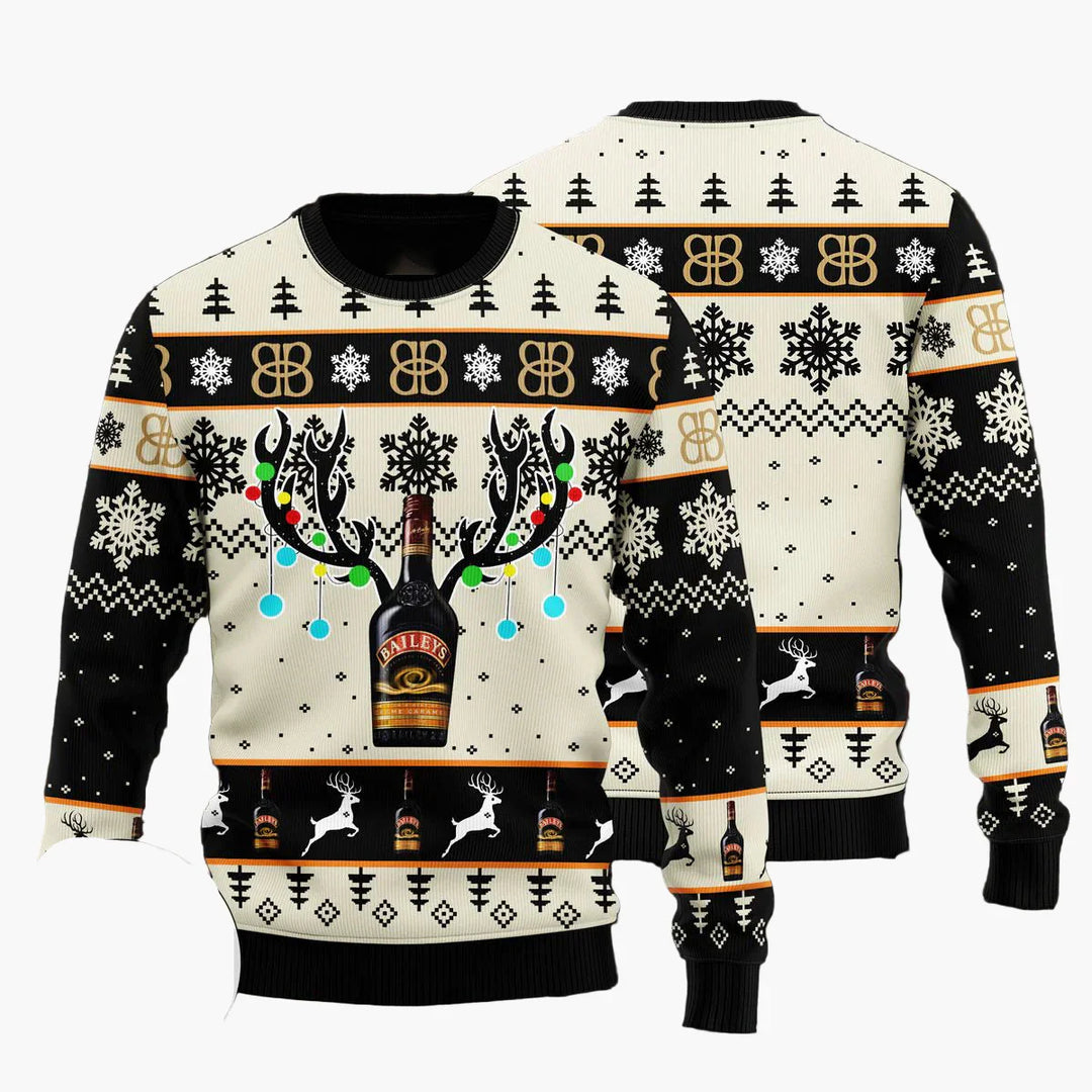 Herr Festlig Ful Jultröja, en rolig julklapp. Unisex design för högtider, julmode och festliga event.