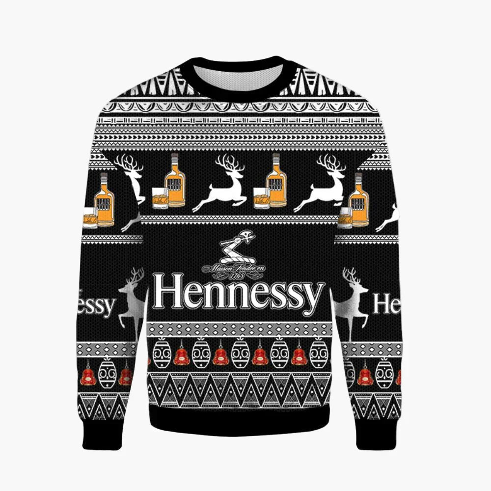 Humoristisk Herr Festlig Ful Jultröja, en rolig unisex tröja för julfest. Skapar glädje under högtider.
