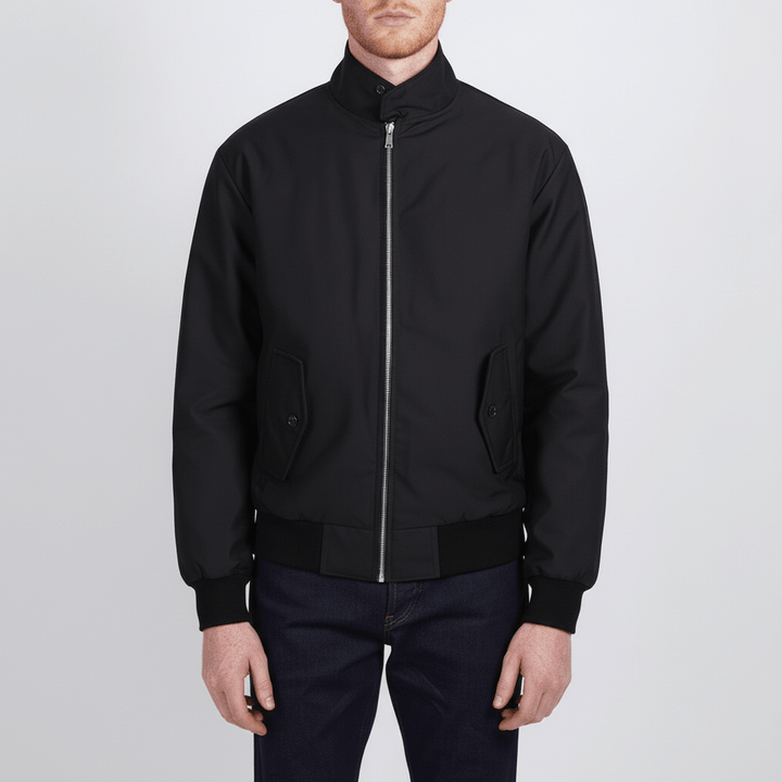 Vårig herrjacka "Xavier" med klassisk Harrington-stil, skräddarsydd för den moderna mannen.