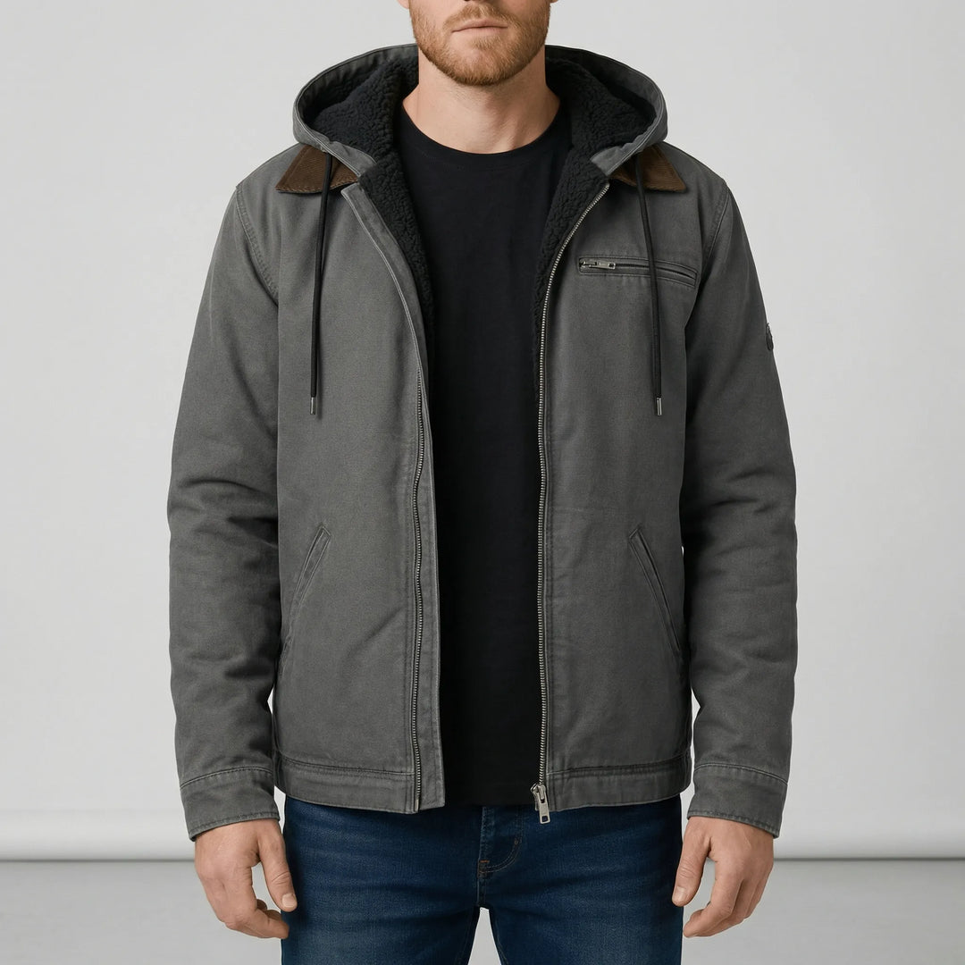 Herr Hoodiejacka Luke, ett modernt och bekvämt plagg för lager på lager, perfekt för alla tillfällen.