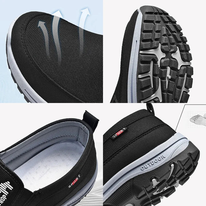 John herr slip-ons, mångsidiga vardagsskor som erbjuder överlägsen komfort och grepp.