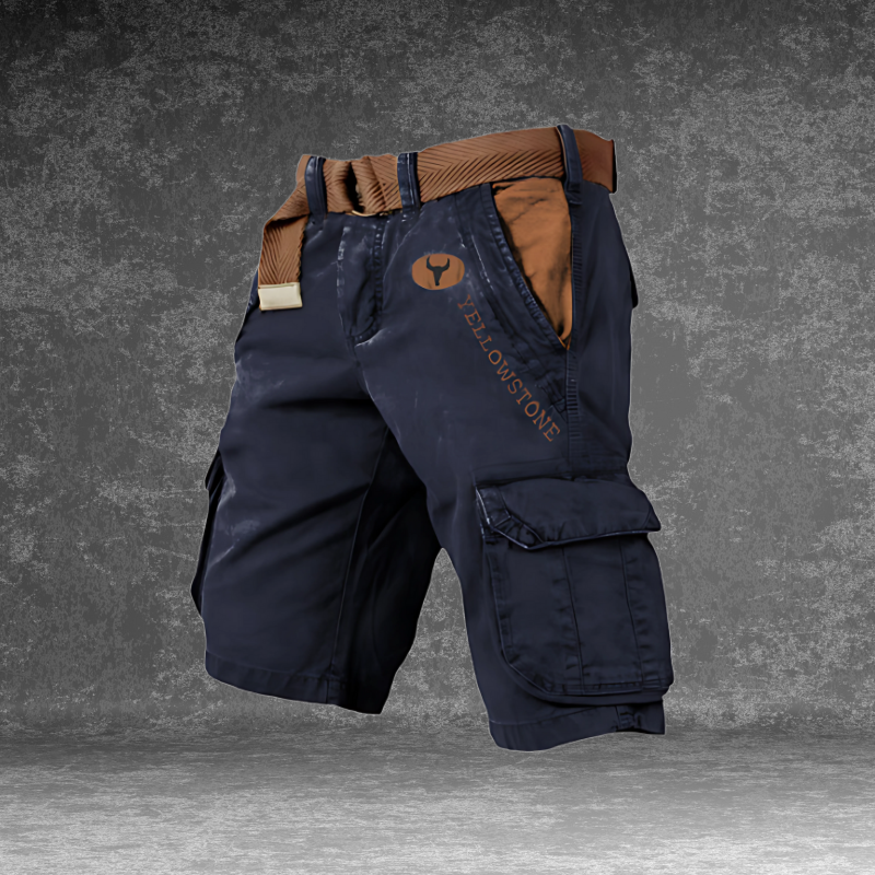 Sommarbyxor för herr, korta cargo shorts. Regular fit och komfort för varma dagar. Finns i flera färger.