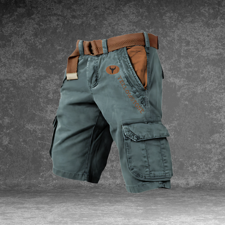 Bekväma fritidsbyxor för herr. Korta cargo shorts i regular fit, utmärkta för avslappnad stil utomhus.