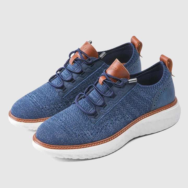 Lättvikts herr sneakers med mesh, andningsbara sommarskor för daglig komfort