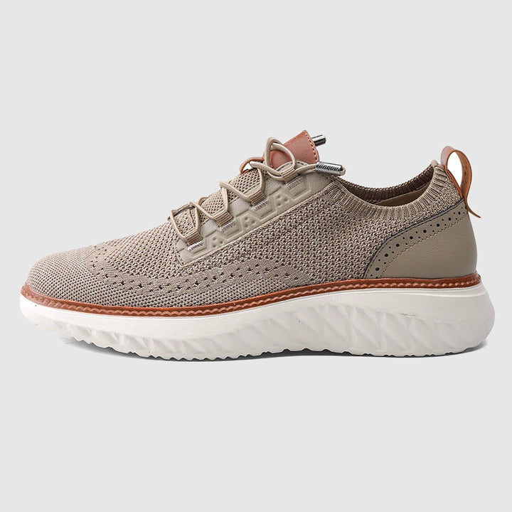 Herrskor, komfortabla mesh sneakers med slip-on design, perfekta för vardagsbruk