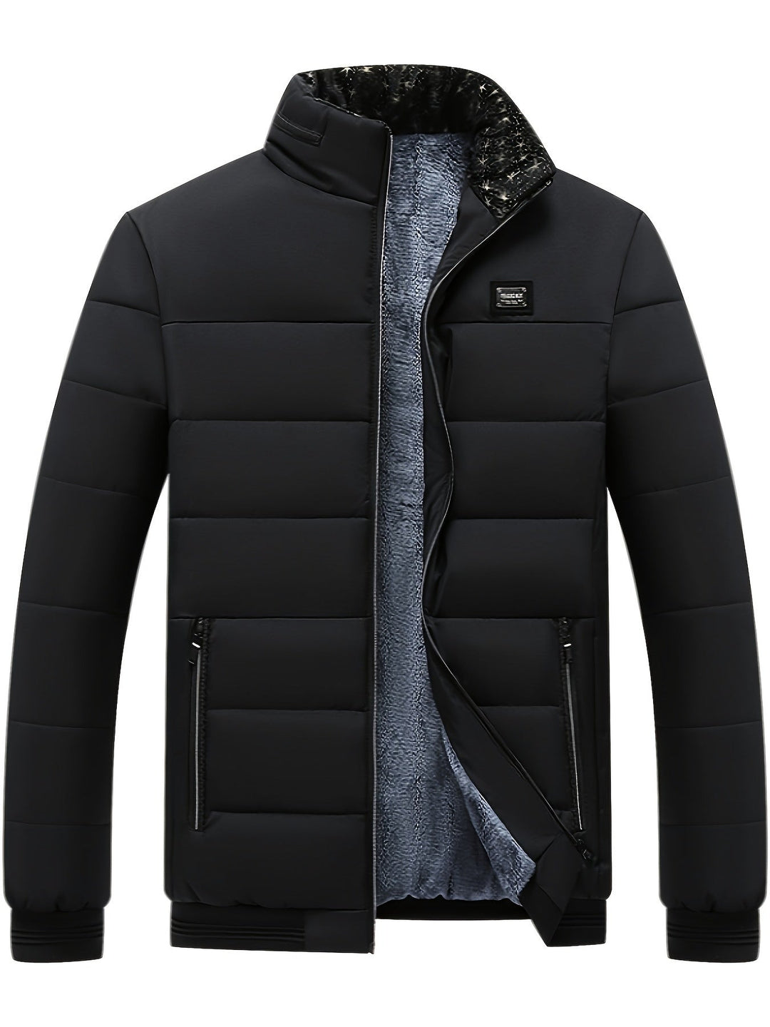 Herr Quiltad Joseph jacka: Stilren, vadderad herrjacka för höst och vinter. Modern design med god värme.