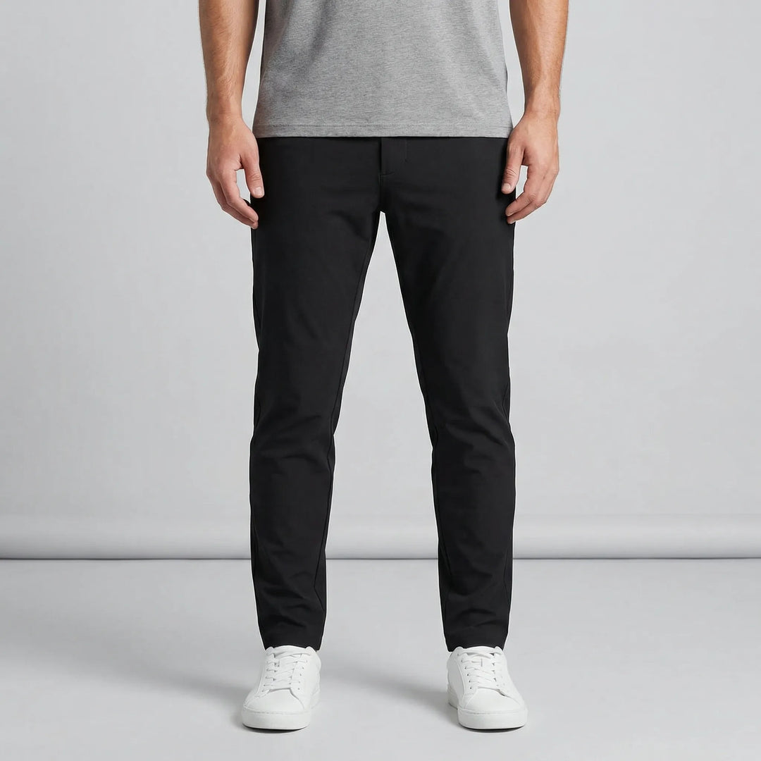 Klassiska Slim Fit Ashton herrbyxor med raka ben, tidlösa och moderna, för en smal och elegant stil.