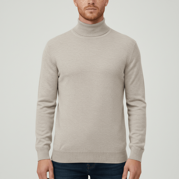 Mångsidig herrtröja, slim fit polokrage för en elegant och professionell kontorsstil.