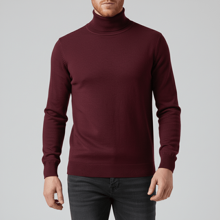 Herrpolotröja i slim fit design, perfekt för att skapa en snygg och genomtänkt vinterlook.