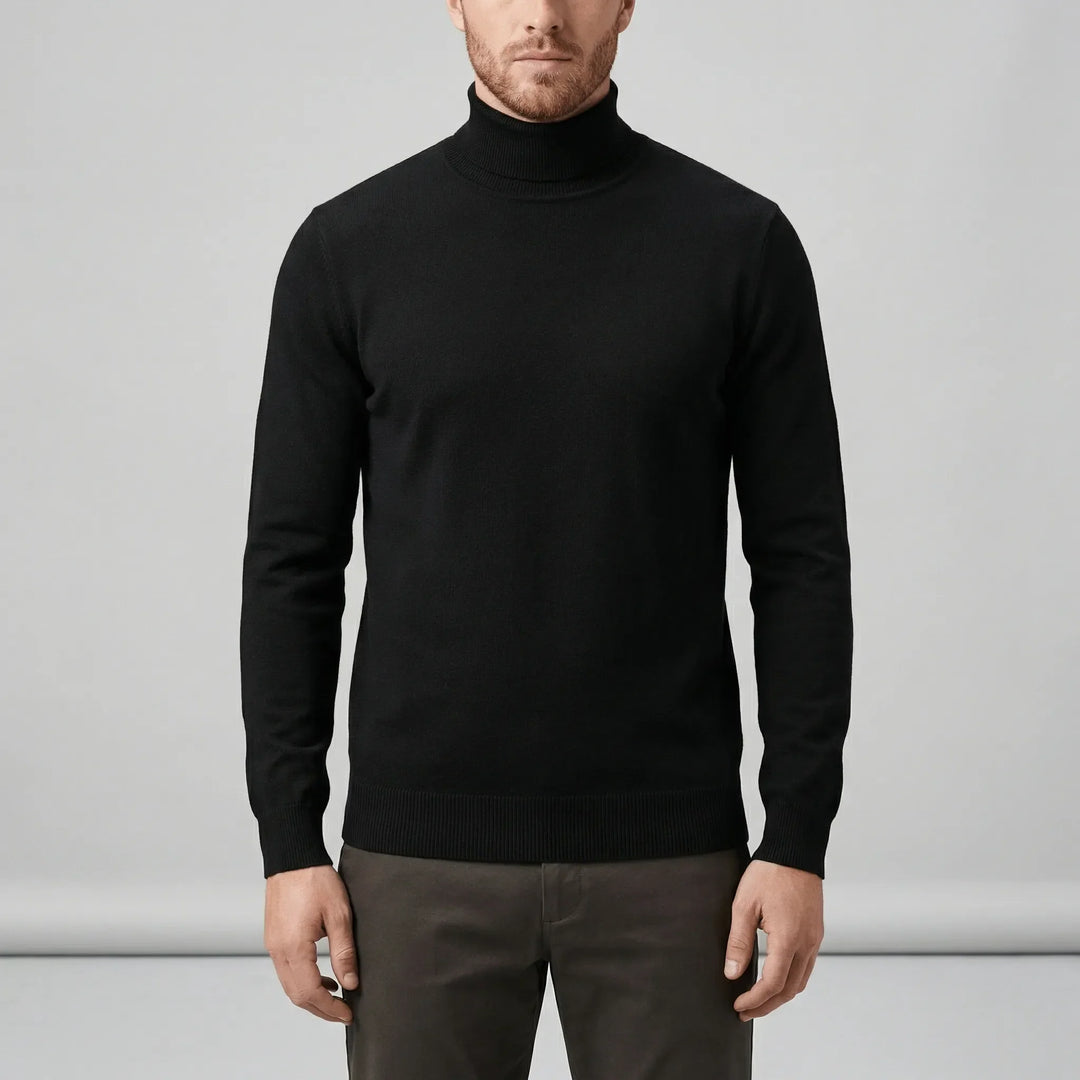 Elegant slimfit herrpolotröja, perfekt som lager på lager. Skapar en skarp vardagsstil för män.