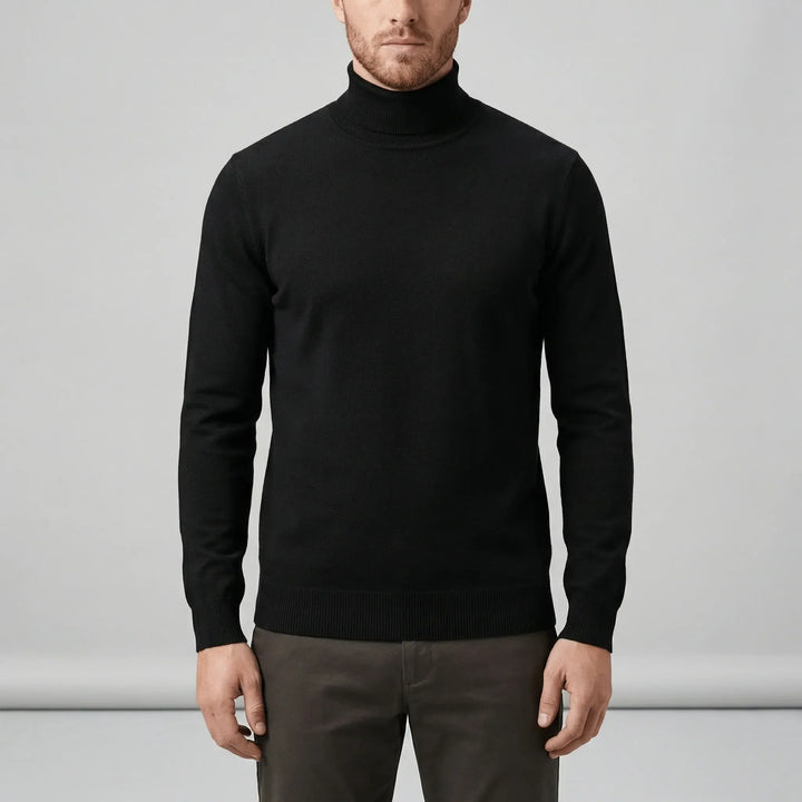 Elegant slimfit herrpolotröja, perfekt som lager på lager. Skapar en skarp vardagsstil för män.