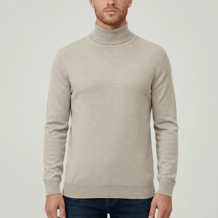 Toby slim-fit polotröja, herrkläder för en modern och skarp stil. Idealisk för vintermode.