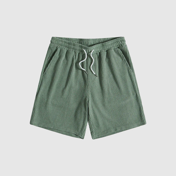 Herr shorts och kortärmad skjorta set, multifunktionellt och bekvämt för alla sommaraktiviteter.