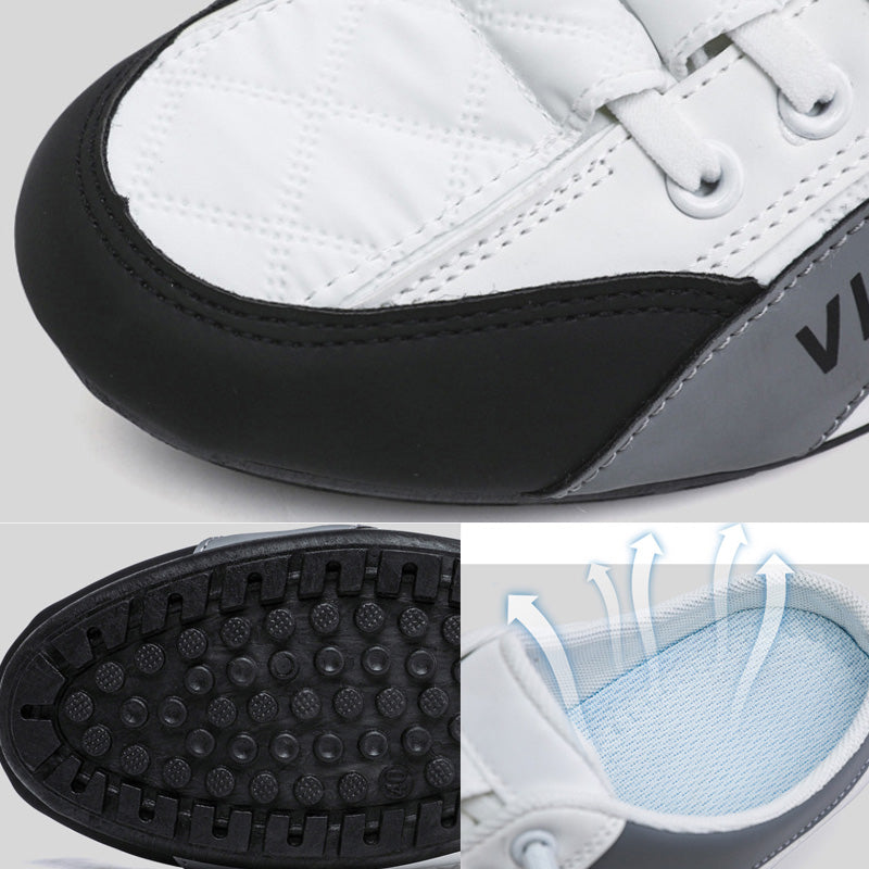 "Herr sportiga slip-on skor i ventilerande mesh med rund tå och platt häl, erbjuder stil och bekvämlighet."