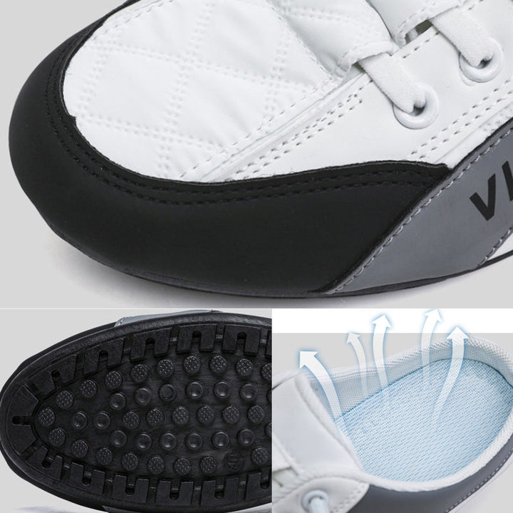 "Herr sportiga slip-on skor i ventilerande mesh med rund tå och platt häl, erbjuder stil och bekvämlighet."