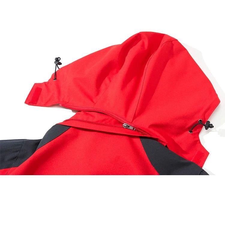 Optimal herr regnjacka, vindtät och vattentät friluftsjacka, designad för krävande hiking.