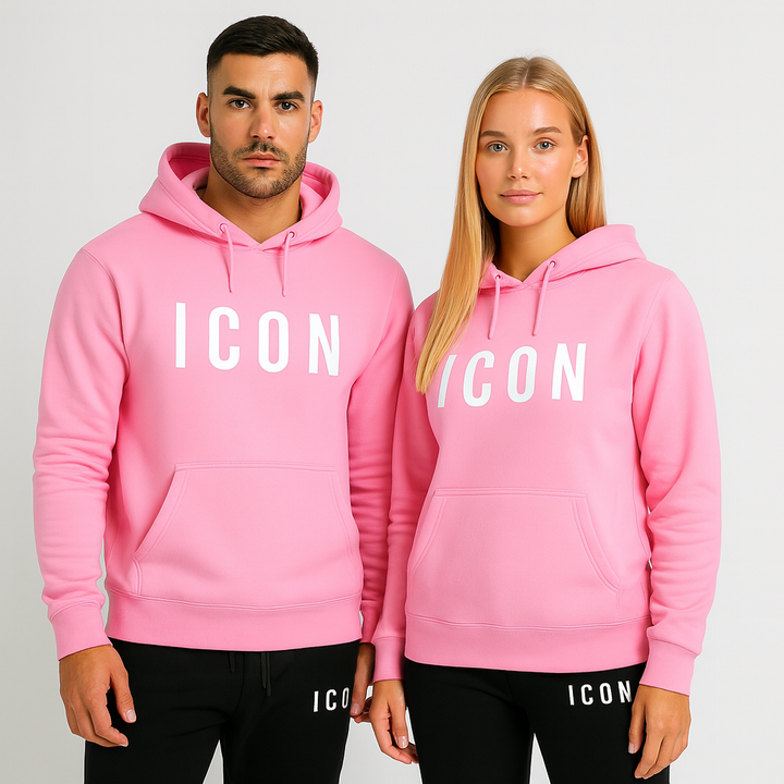 Mjukt och skönt herrset: matchande hoodie & joggingbyxor för en oslagbar känsla av komfort dygnet runt.