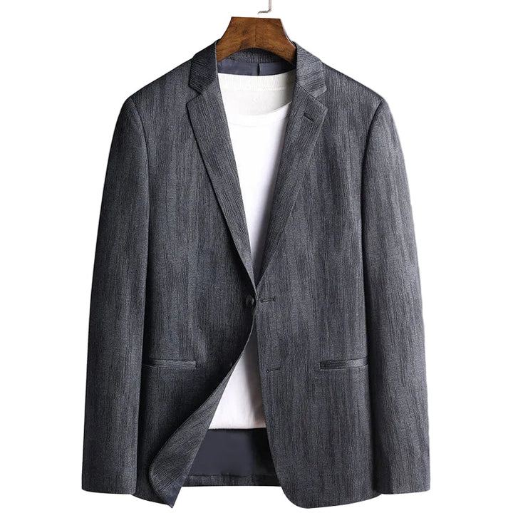 Herrblazer i slim fit, formell och stilren för affärskläder och höstmode.