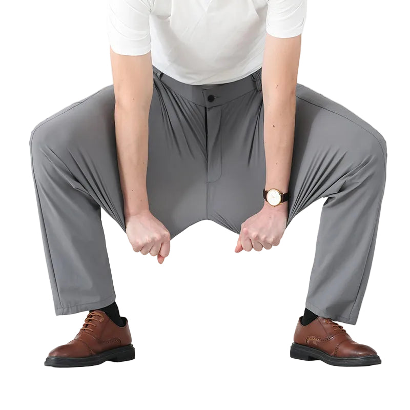 Herrbyxor Slim Fit Stretch Komfort för fritid, snabbtorkande och andningsbara.
