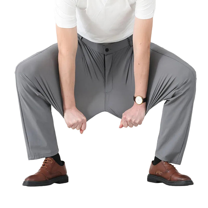 Herrbyxor Slim Fit Stretch Komfort för fritid, snabbtorkande och andningsbara.